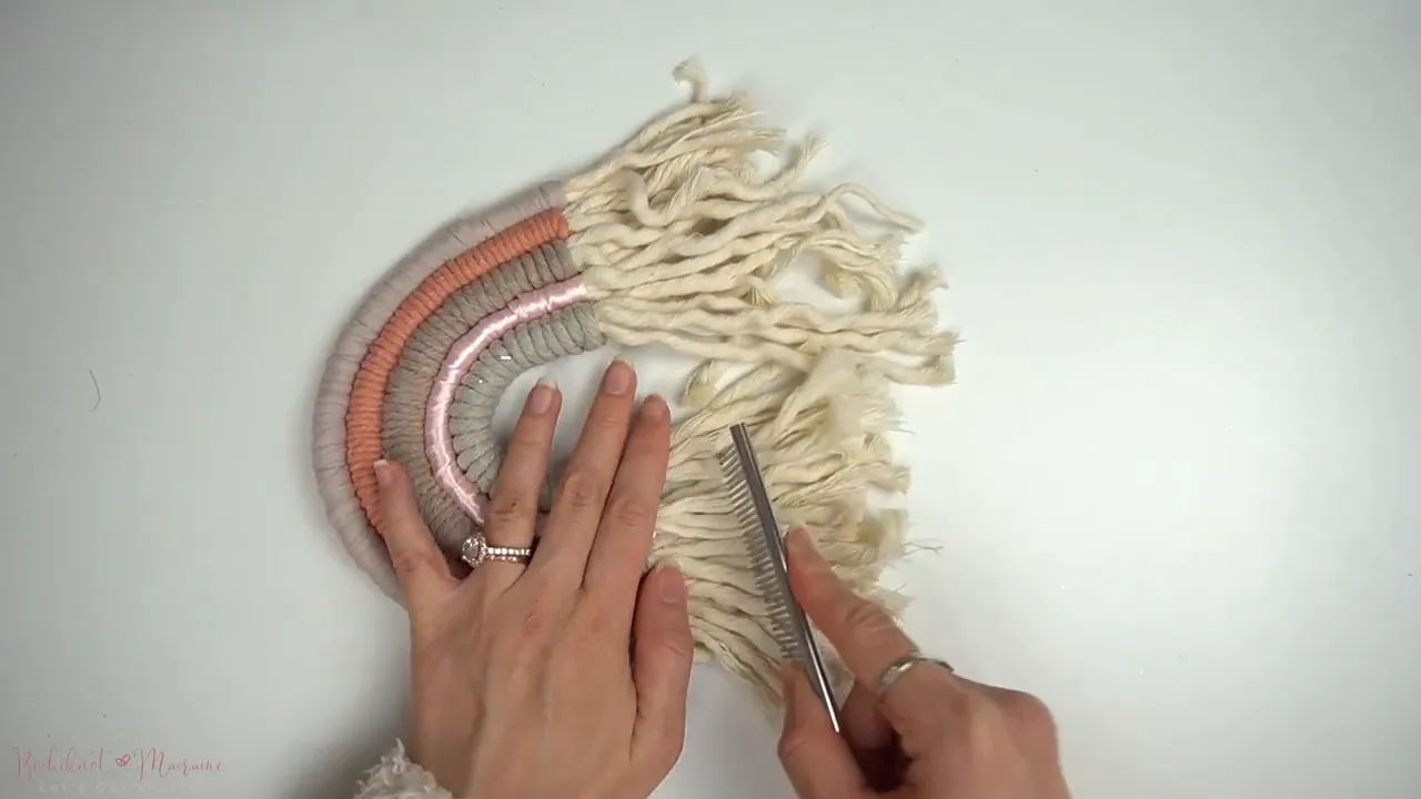 Macrame Rainbow for Nursery