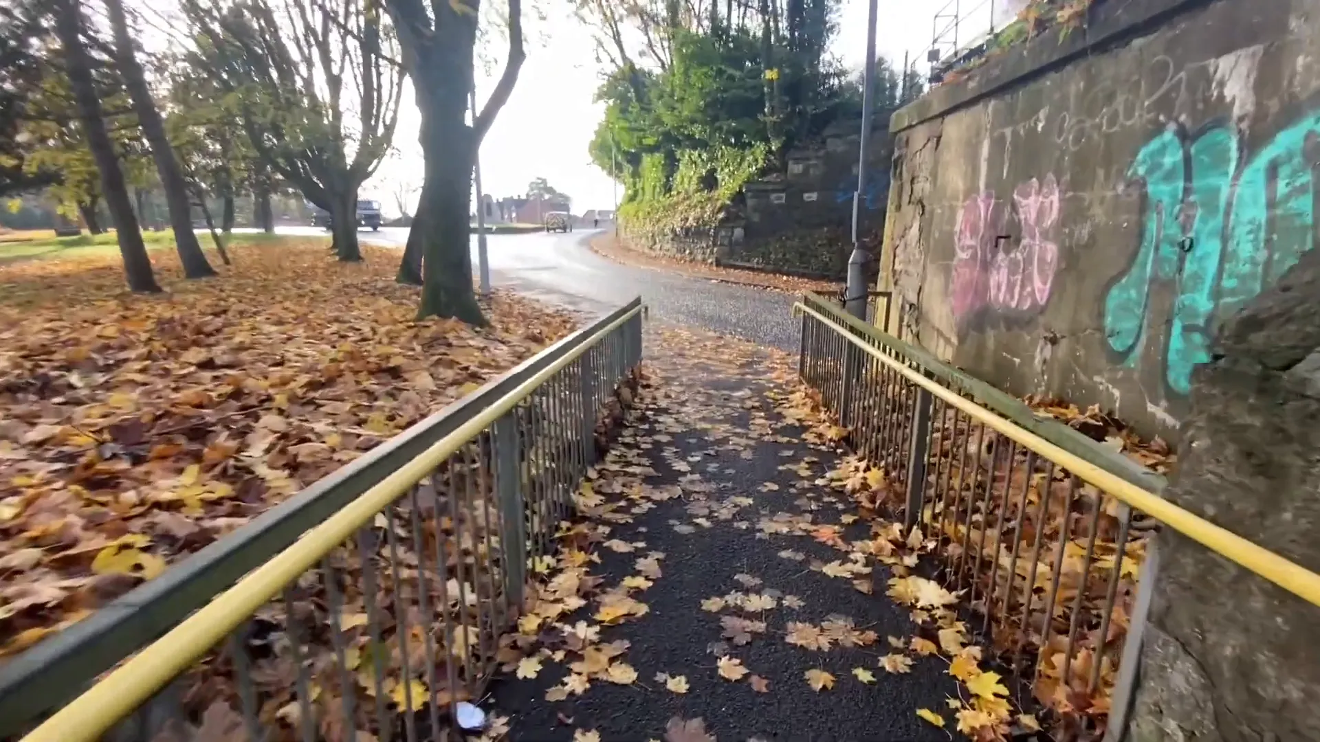 Arriving at Hilden Station