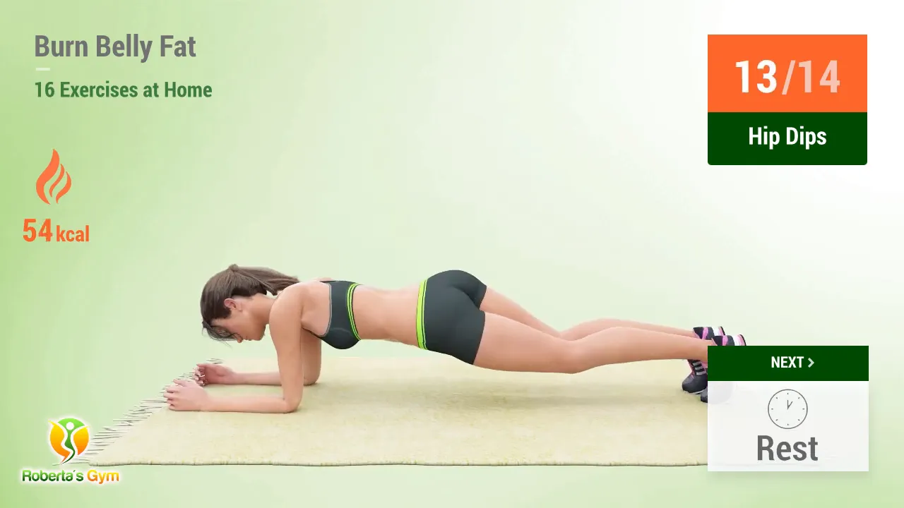 Burn Belly Fat Exercises: Your Ultimate Guide to Home Workouts 12 Hip dips demonstration