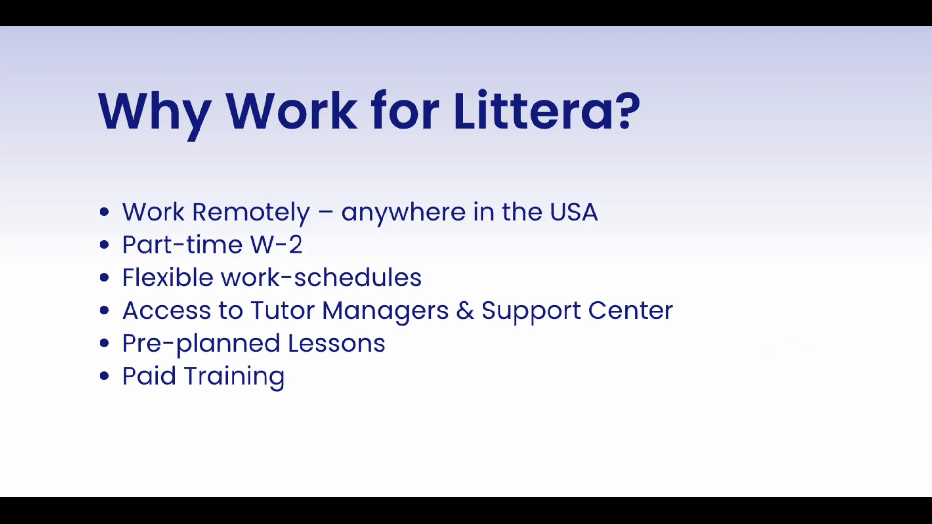 Flexible work schedule with Littera