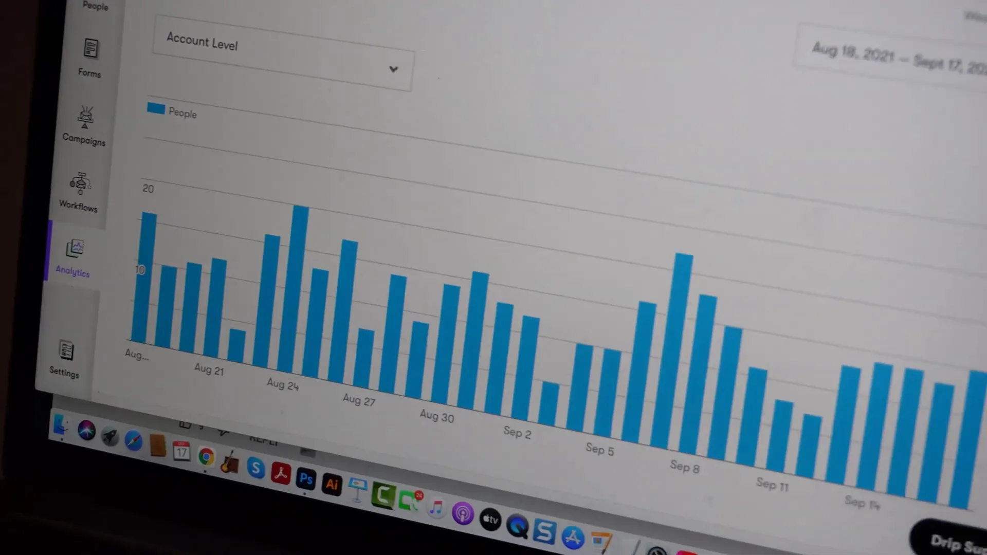 Example of a video blog post on YouTube
