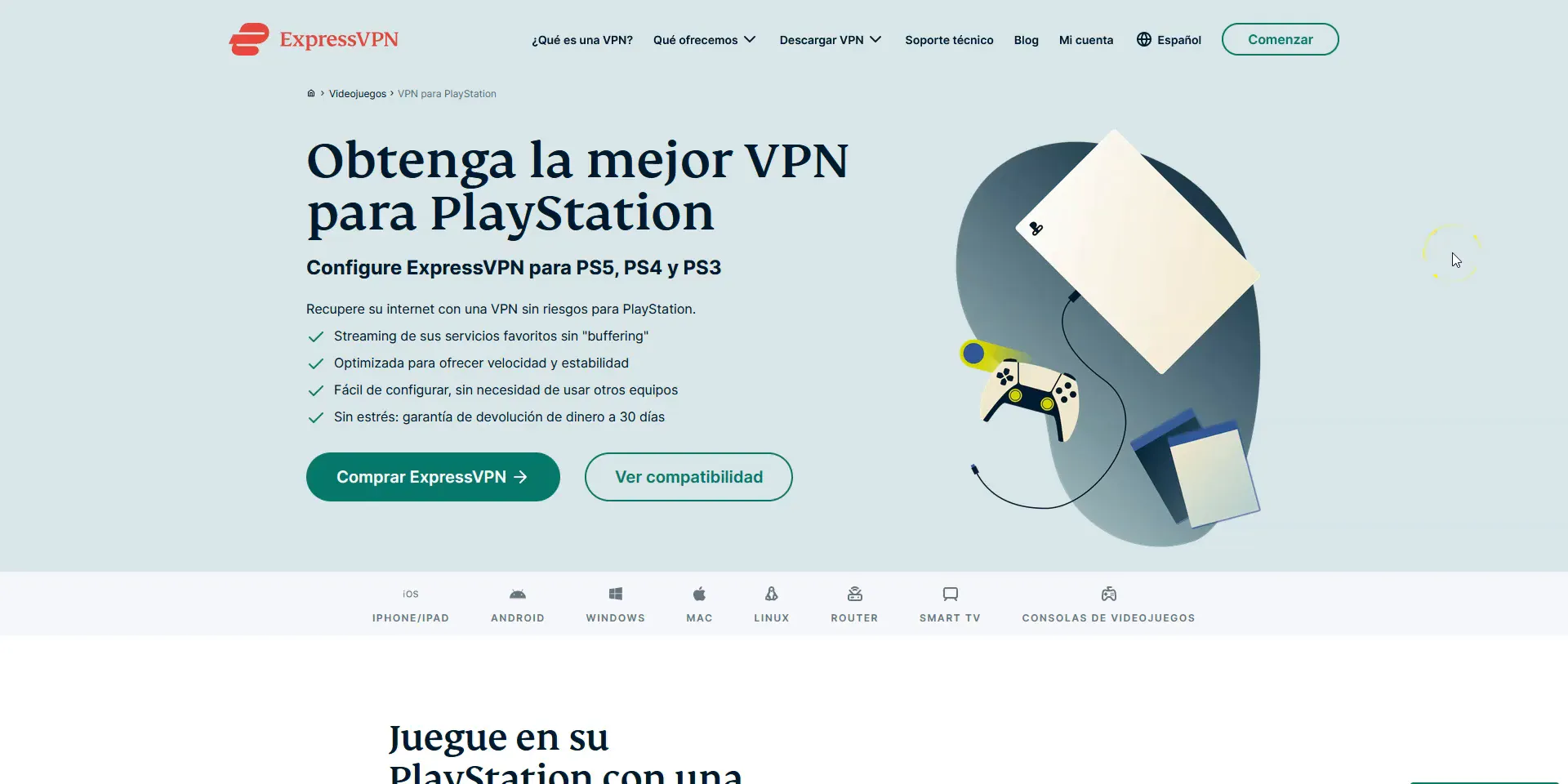 Velocidades rápidas de ExpressVPN