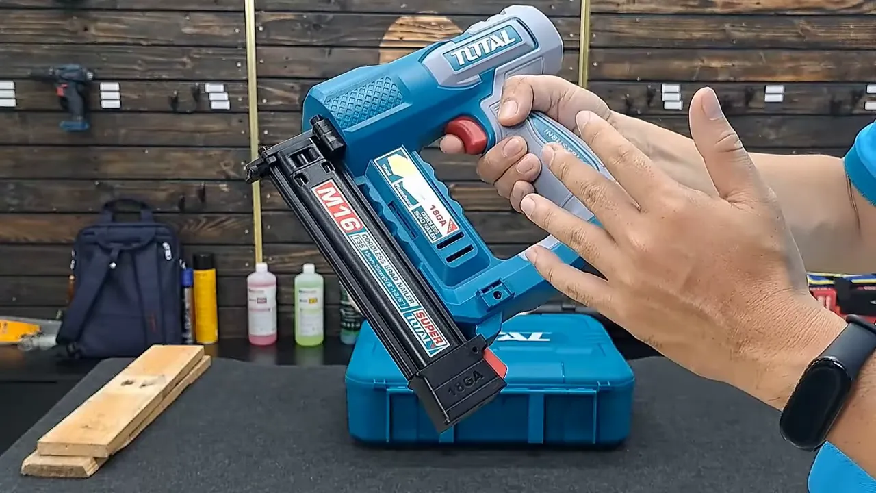 Open Total tool case showing charger, cables and accessories neatly arranged inside