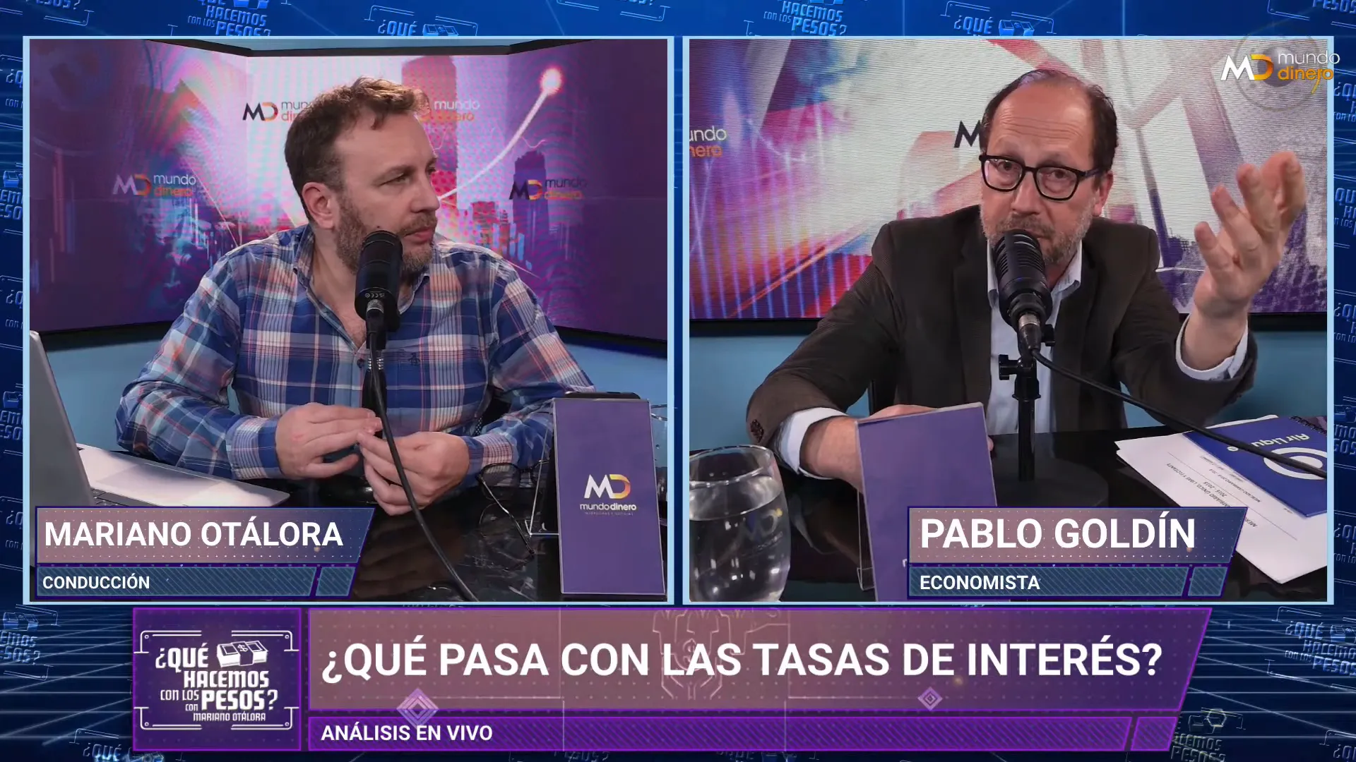 Pablo Goldn explicando el origen cambiario del ajuste