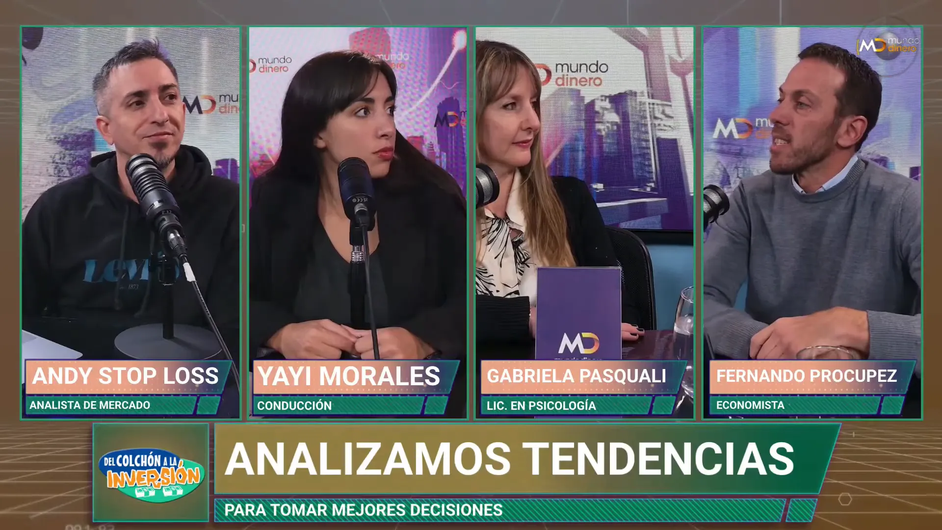 Panel de expertos: Andy Stops, Gabriela Pascuali y Fernando Procups
