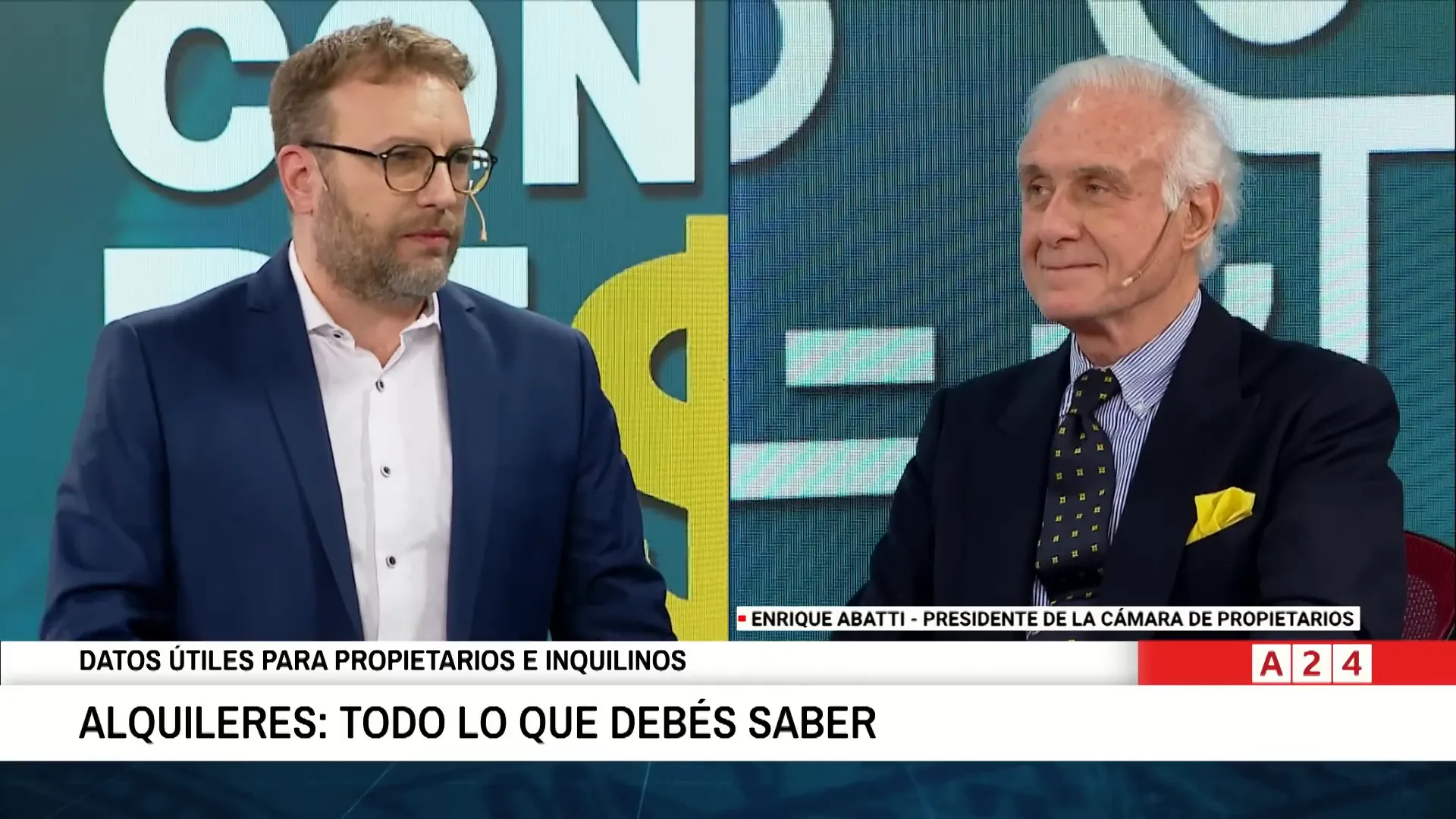 Enrique Abatti presentando su libro 'Manual de alquileres' y los cambios legislativos