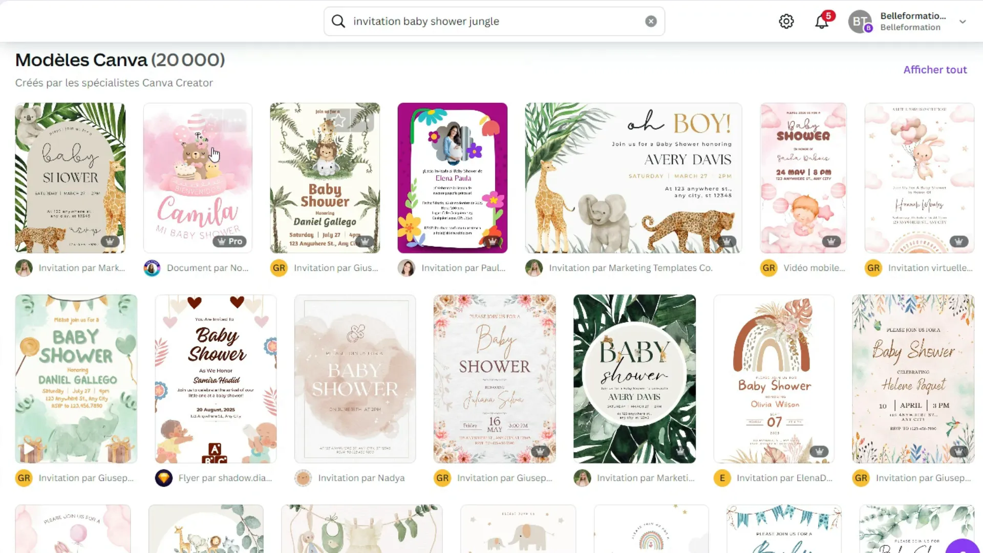 Invitations baby shower
