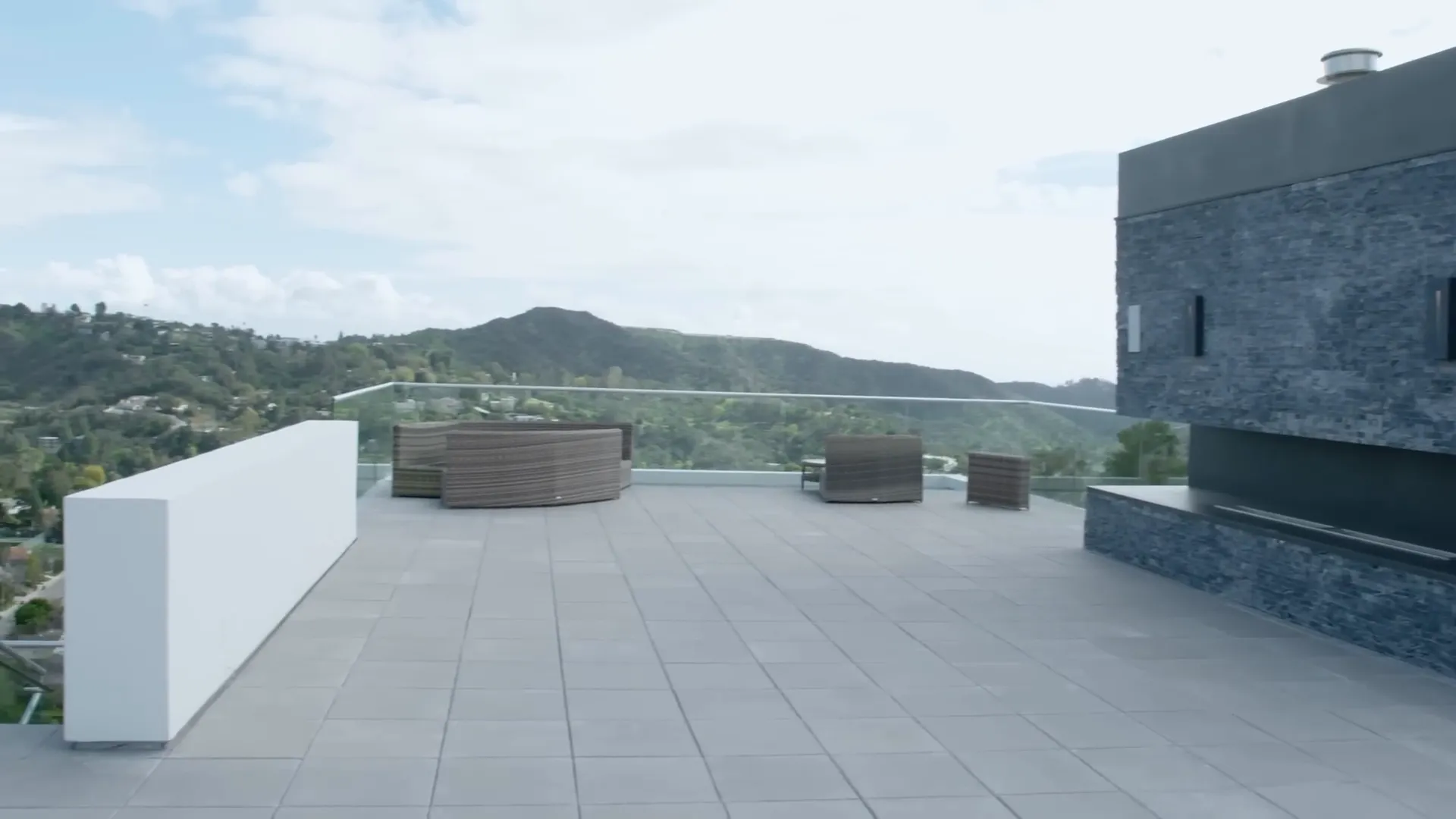 Rooftop view for entertainment