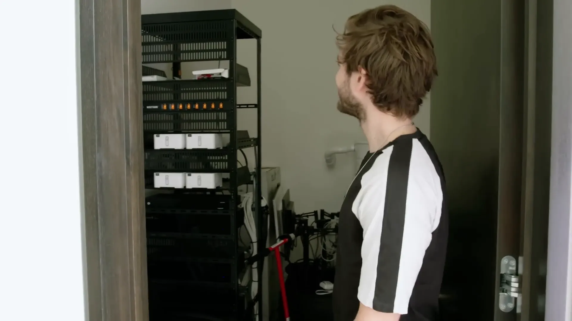 Zedd in the Costco room
