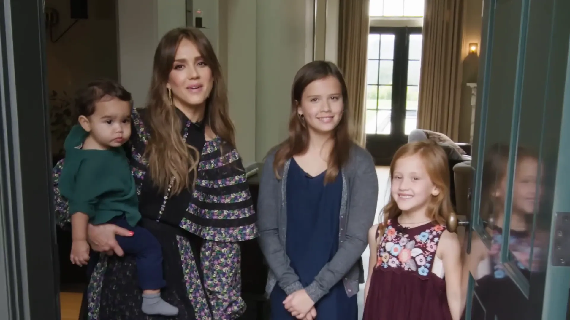Jessica Alba and her family welcome you into their home