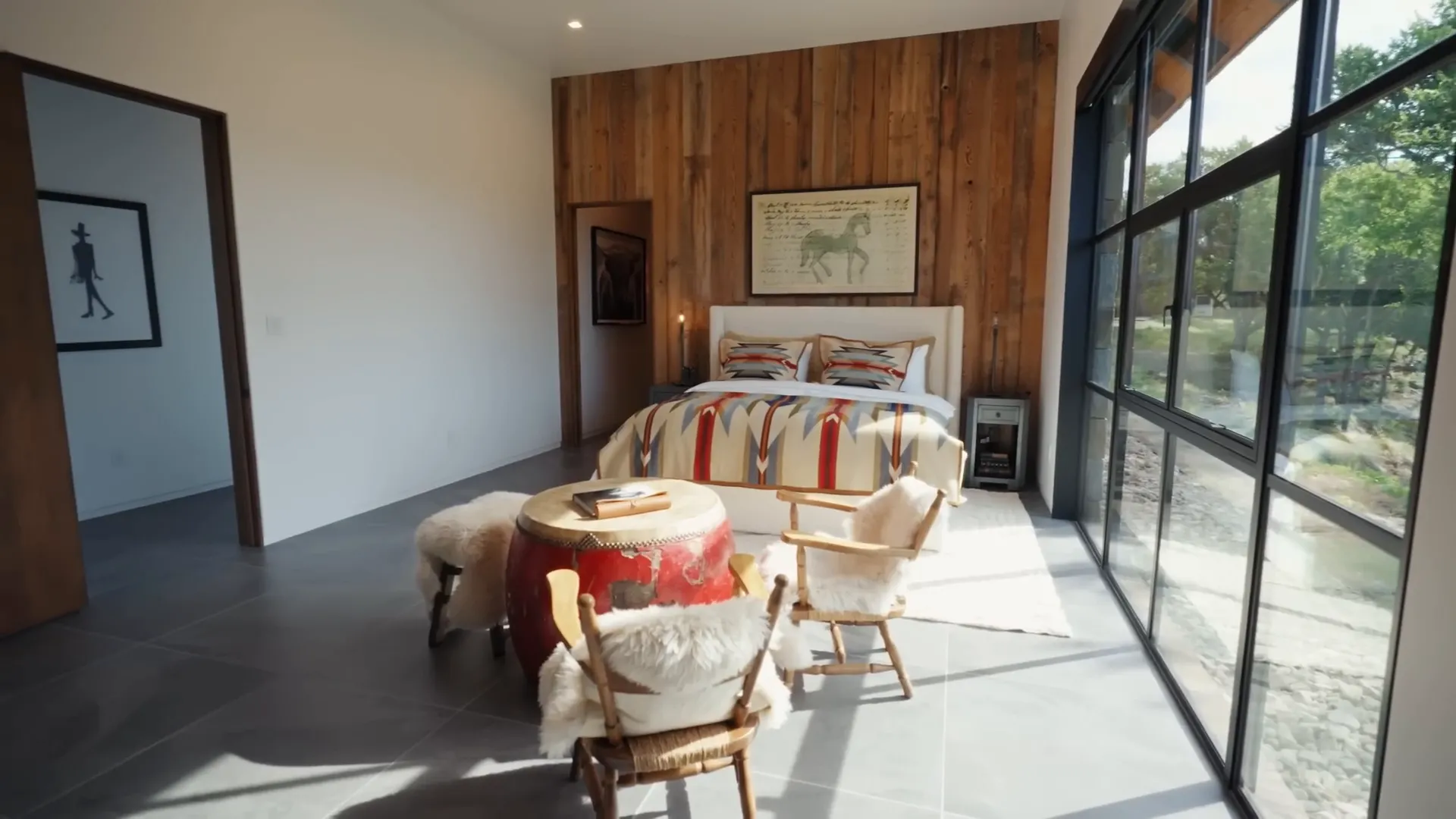 Bunk bedroom designed for grandkids