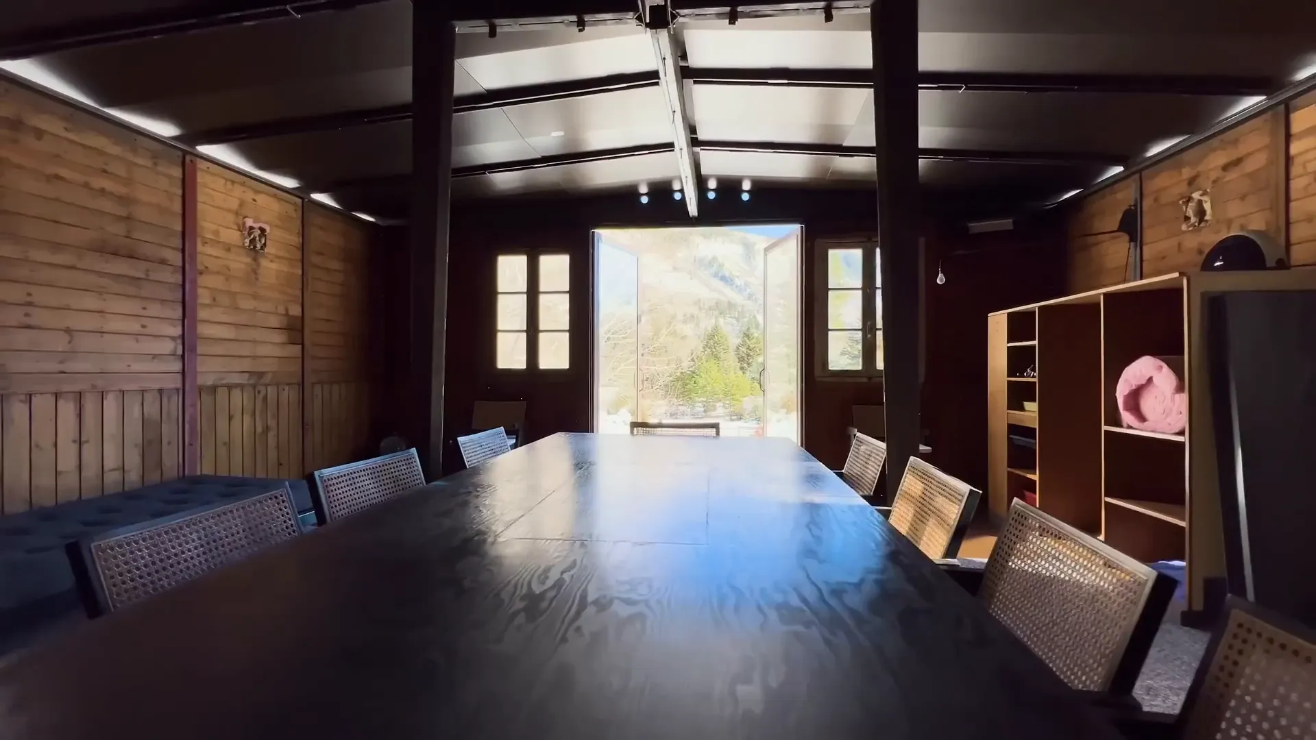 The $5 million shed turned dining hall