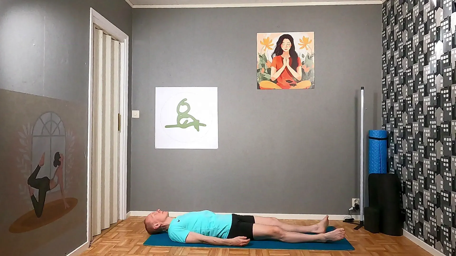 Savasana position