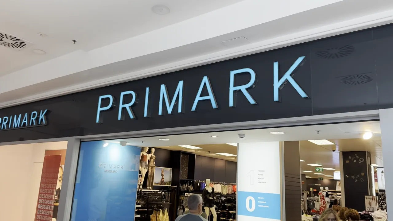 Inside Primark at Meridiano — beauty and clothes sections