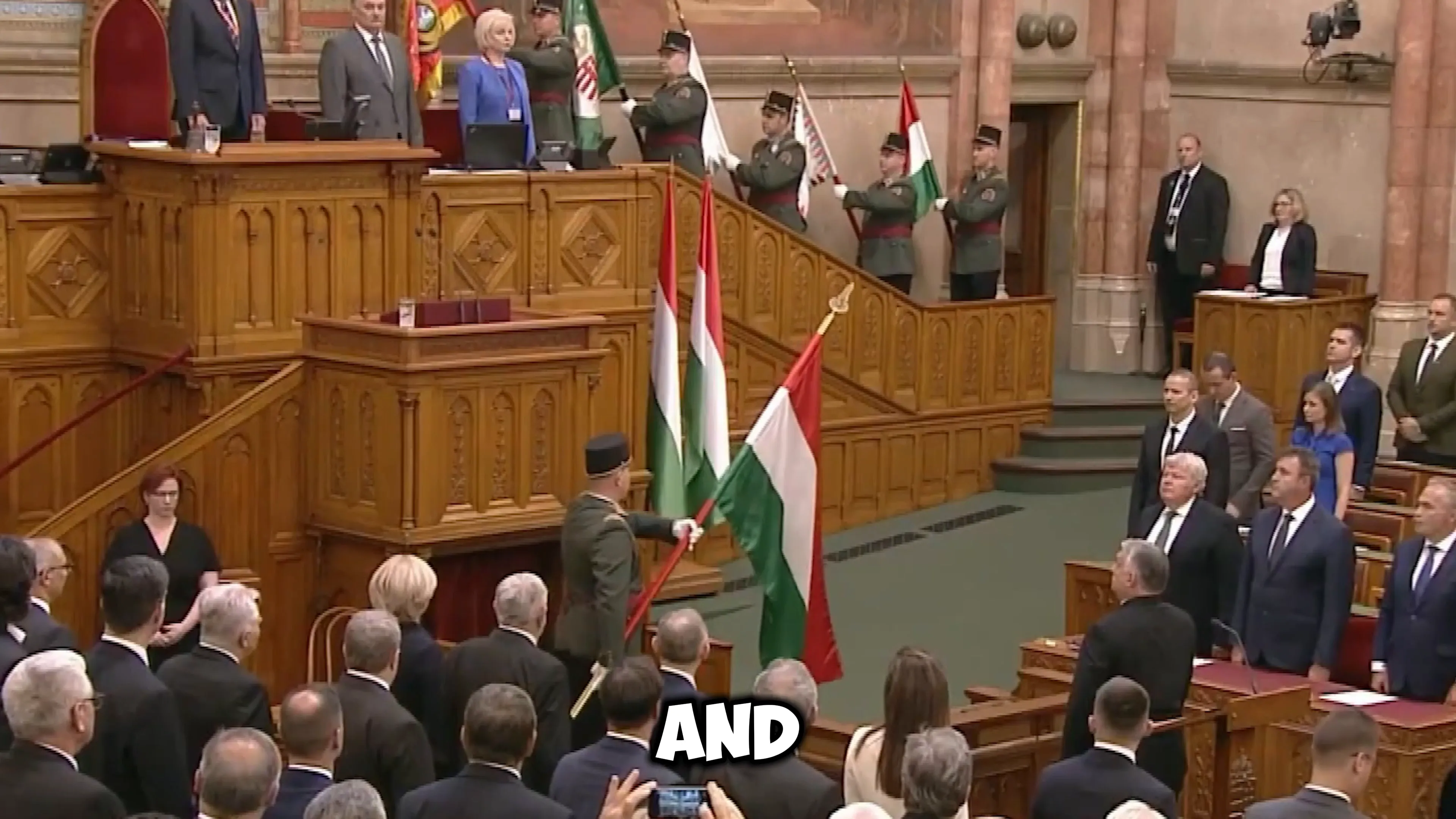 Orbán addressing the importance of Slovak minority in Hungary