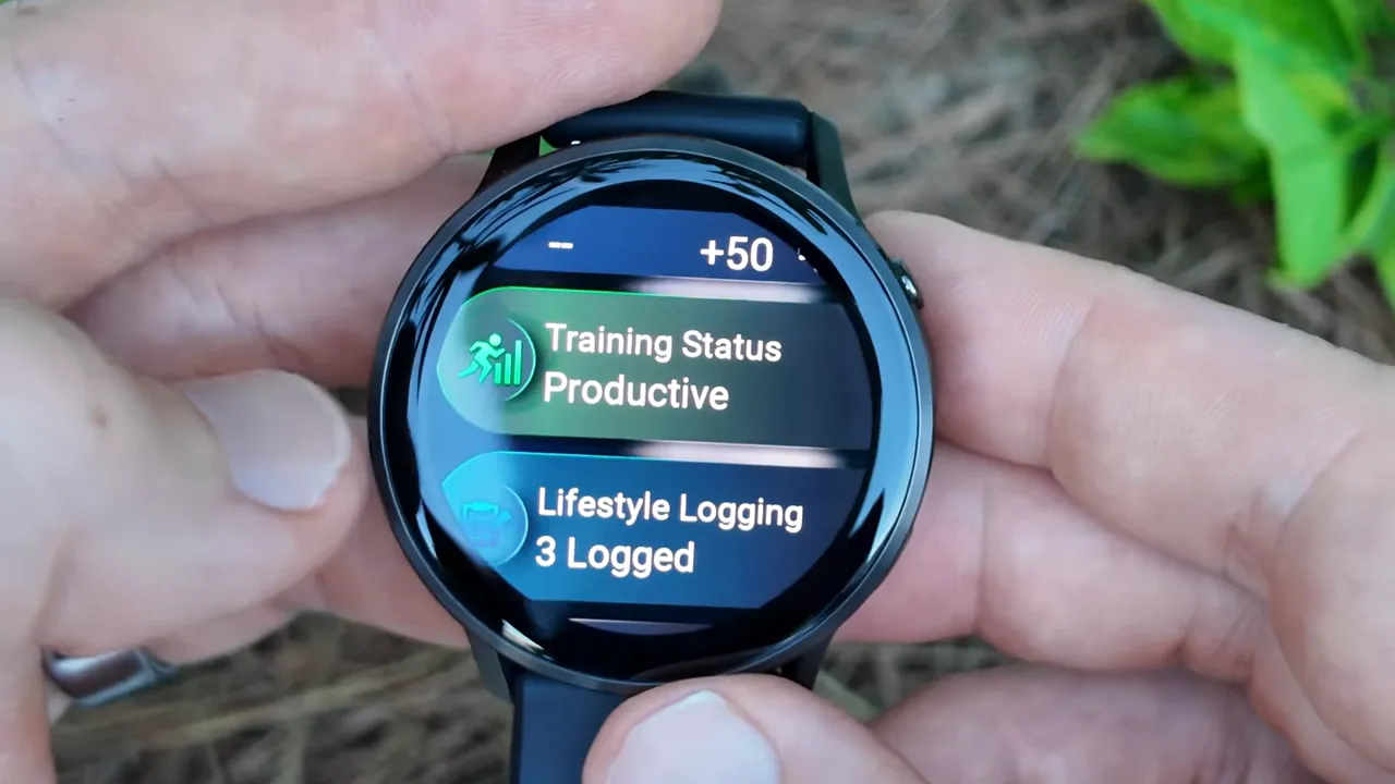 Health status dashboard on Garmin Connect