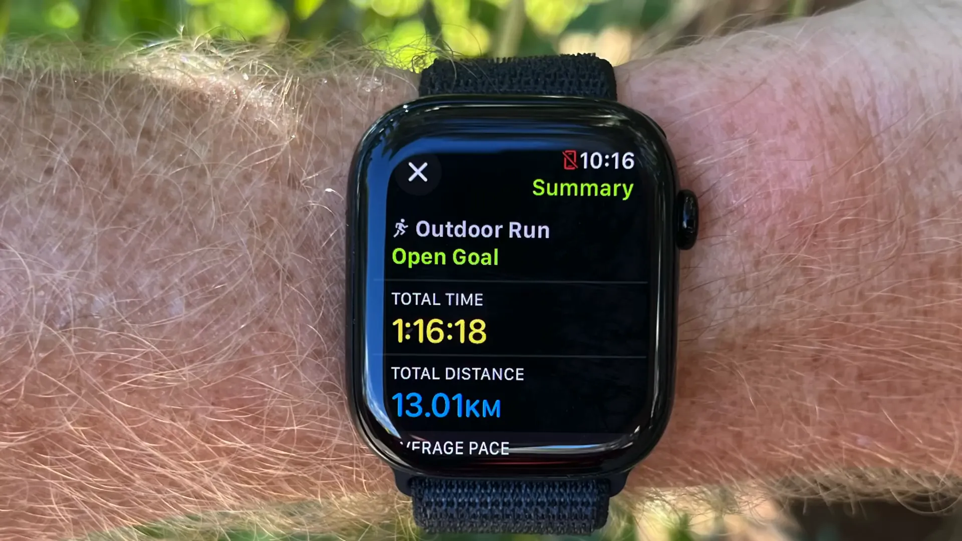 Training load metrics on Apple Watch Series 10