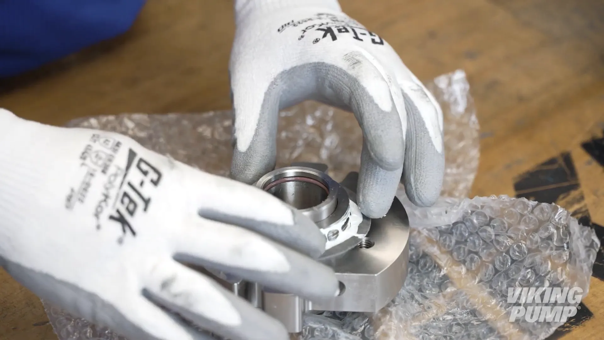 Lubricating the O-rings
