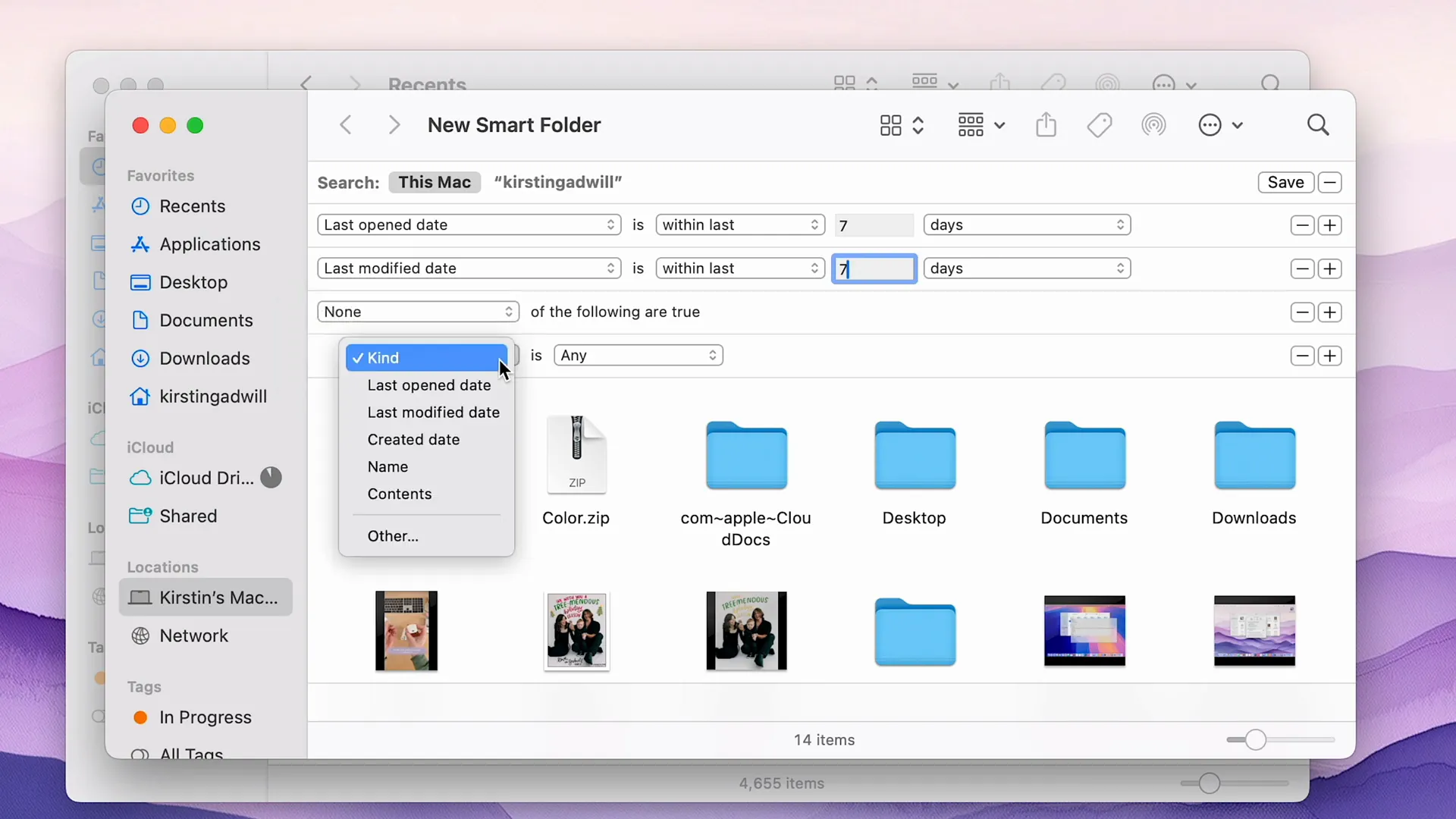 Creating Smart Folders in Finder