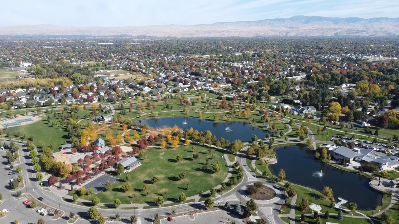 Regional map highlighting Meridian in the center with labeled nearby cities Boise, Nampa, Eagle, Star and Middleton