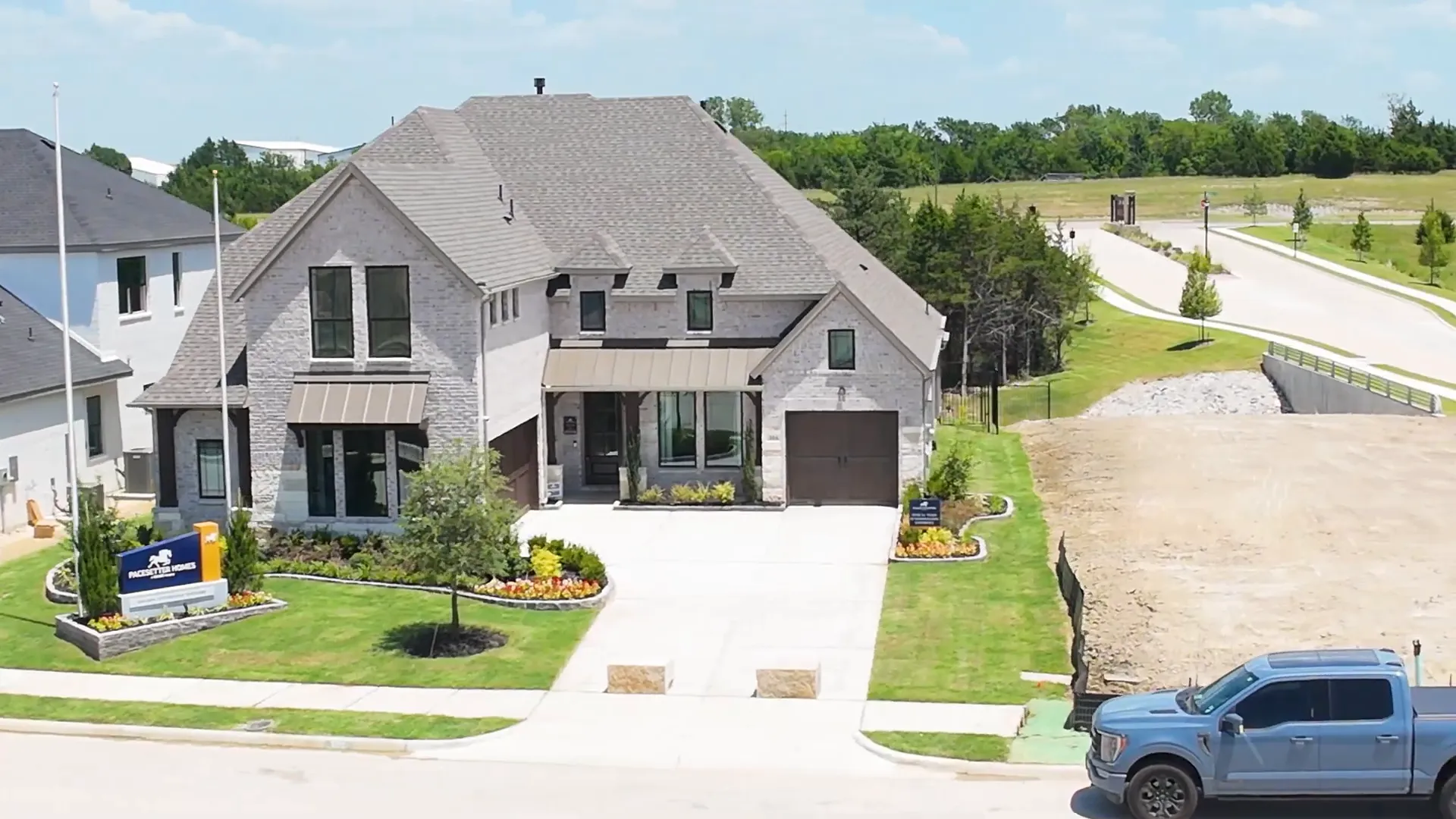 Exterior view of Park Hills Driscoll model home