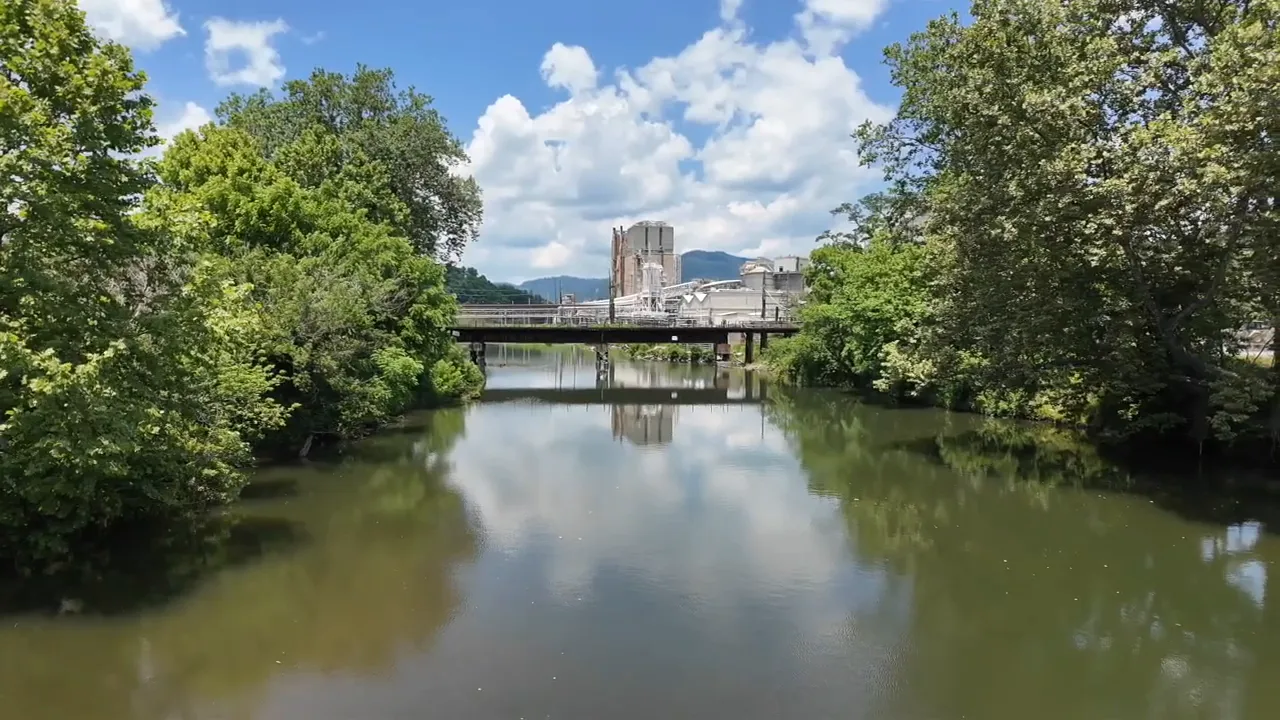 Fly fishing in the Pigeon River