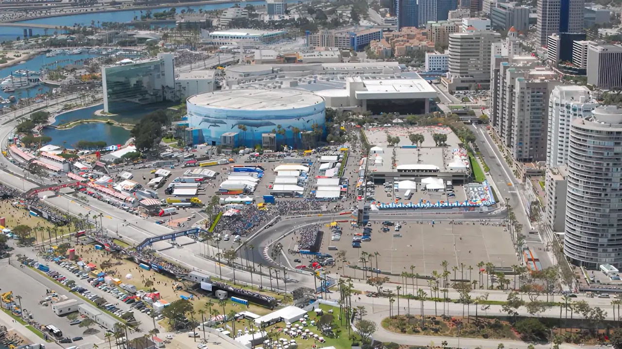 Aerial view of Long Beach