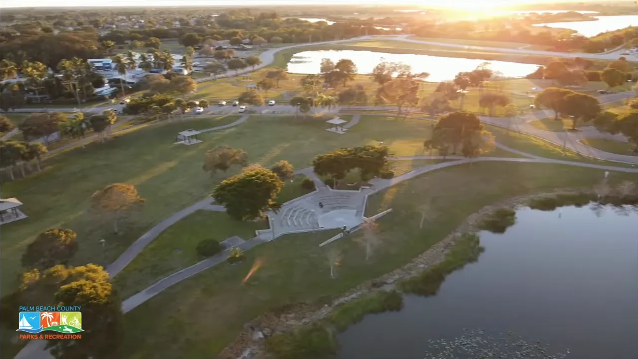 High-resolution aerial of Osprey Point golf course showing fairways, ponds and surrounding parkland