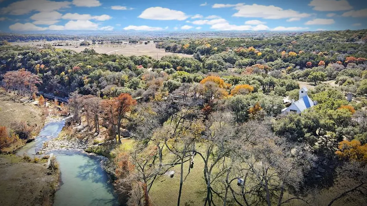 Arial view of Wimberley TX