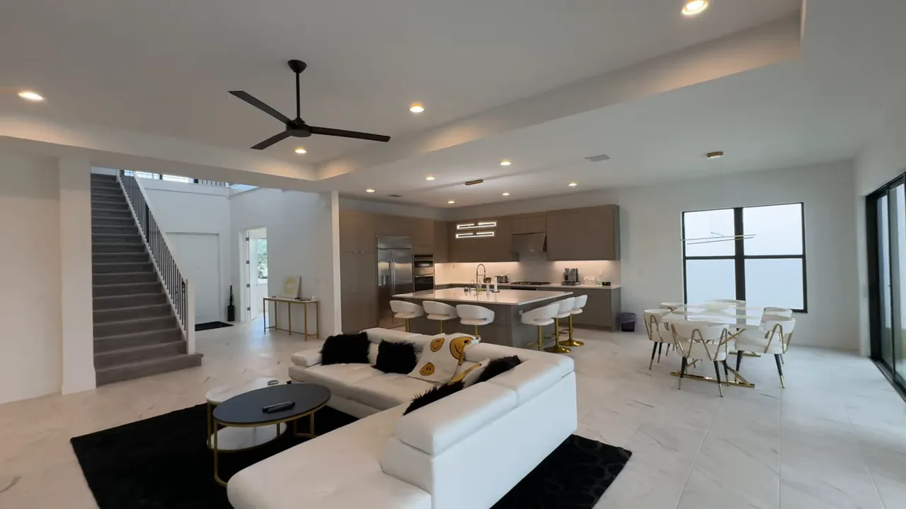 Lotus Boca Raton community site plan map with lot parcels, water features and roads.