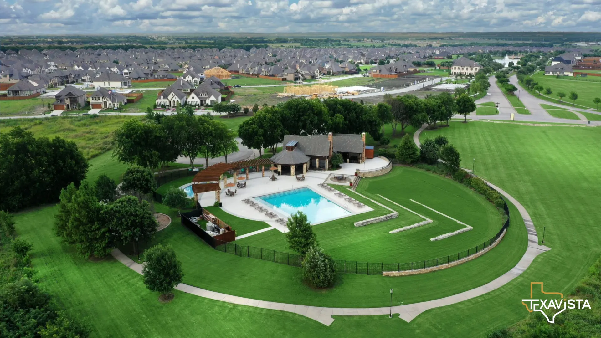 Perry Homes model in Devonshire with three-car garage