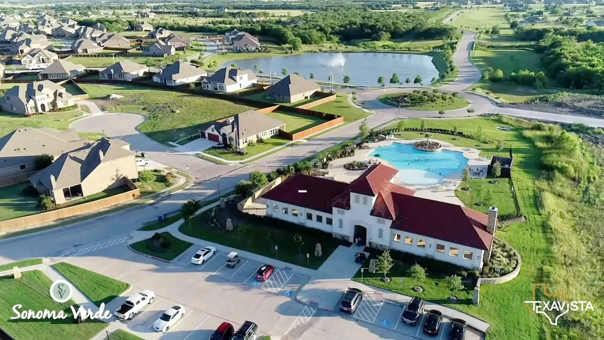Perry Homes model in Devonshire with three-car garage