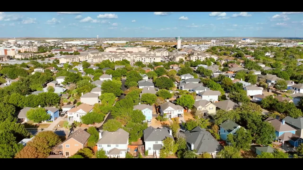 Aerial view of Buda TX