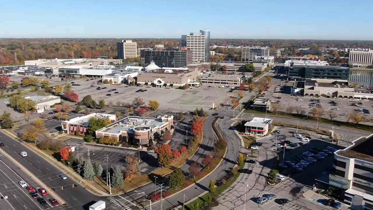 Screenshot of Google Maps showing Indianapolis region with surrounding communities