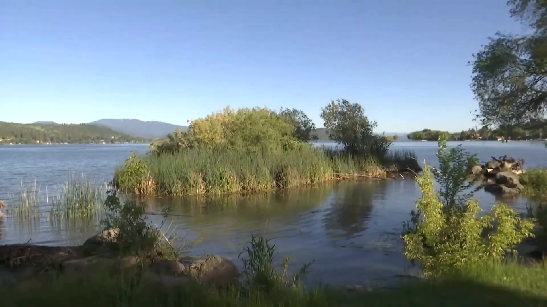 Emigrant Lake visible near Medford on the map