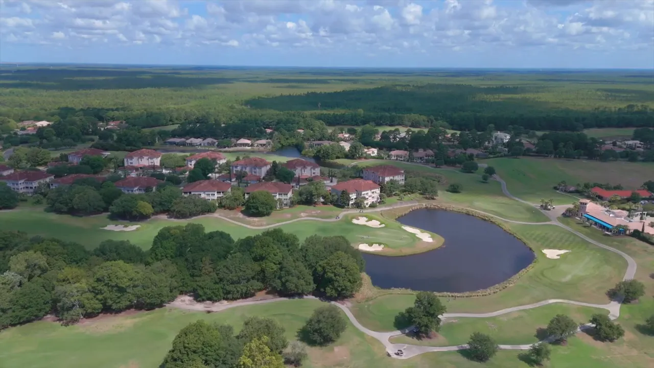 Aerial map view of zip 29572 around Grand Dunes and Myrtle Beach coastline near the Intracoastal
