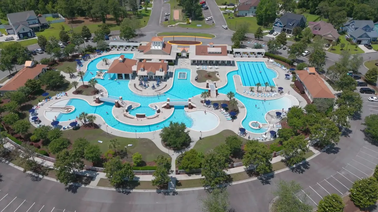 Highlighted map of Myrtle Beach SC areas and zip-code regions