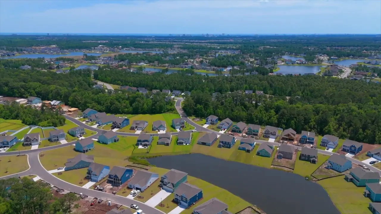 Screenshot map showing Myrtle Beach State Park and pier area near Myrtle Beach city limits zip code 29577