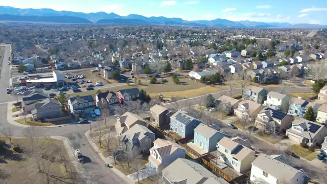 Map of the Denver area with markers along foothill communities