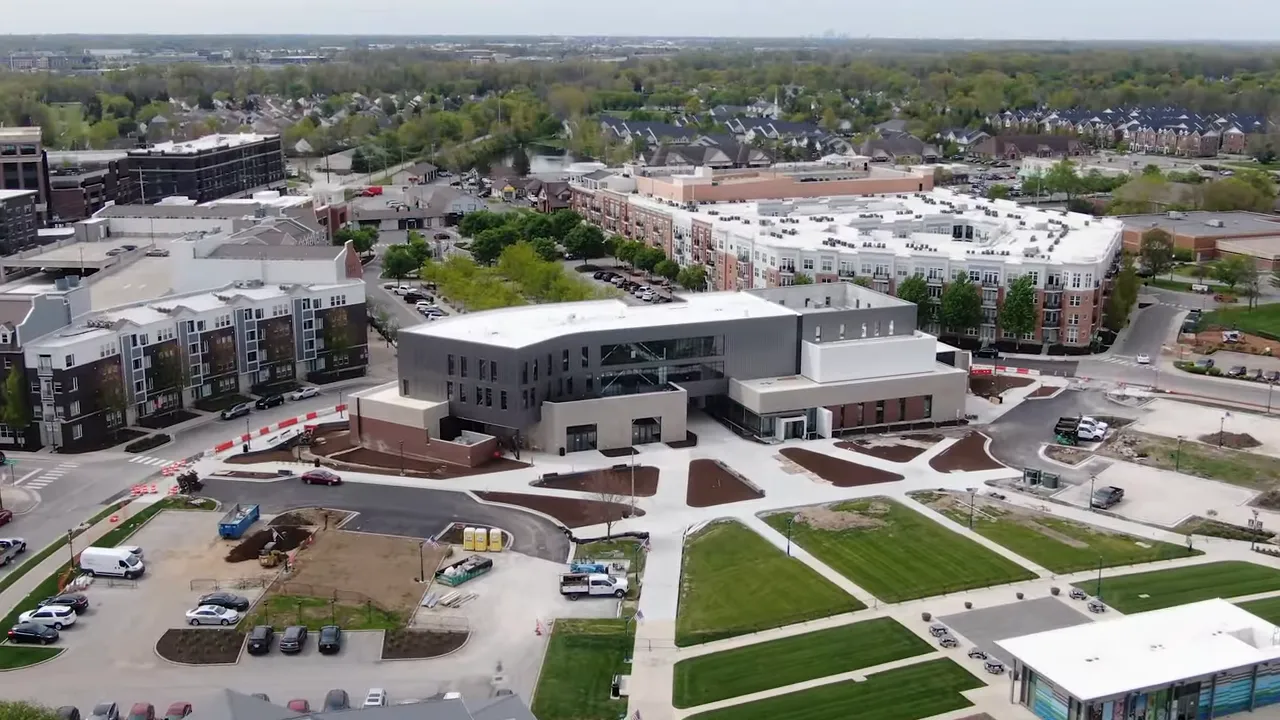 Fishers residential streets and community spaces