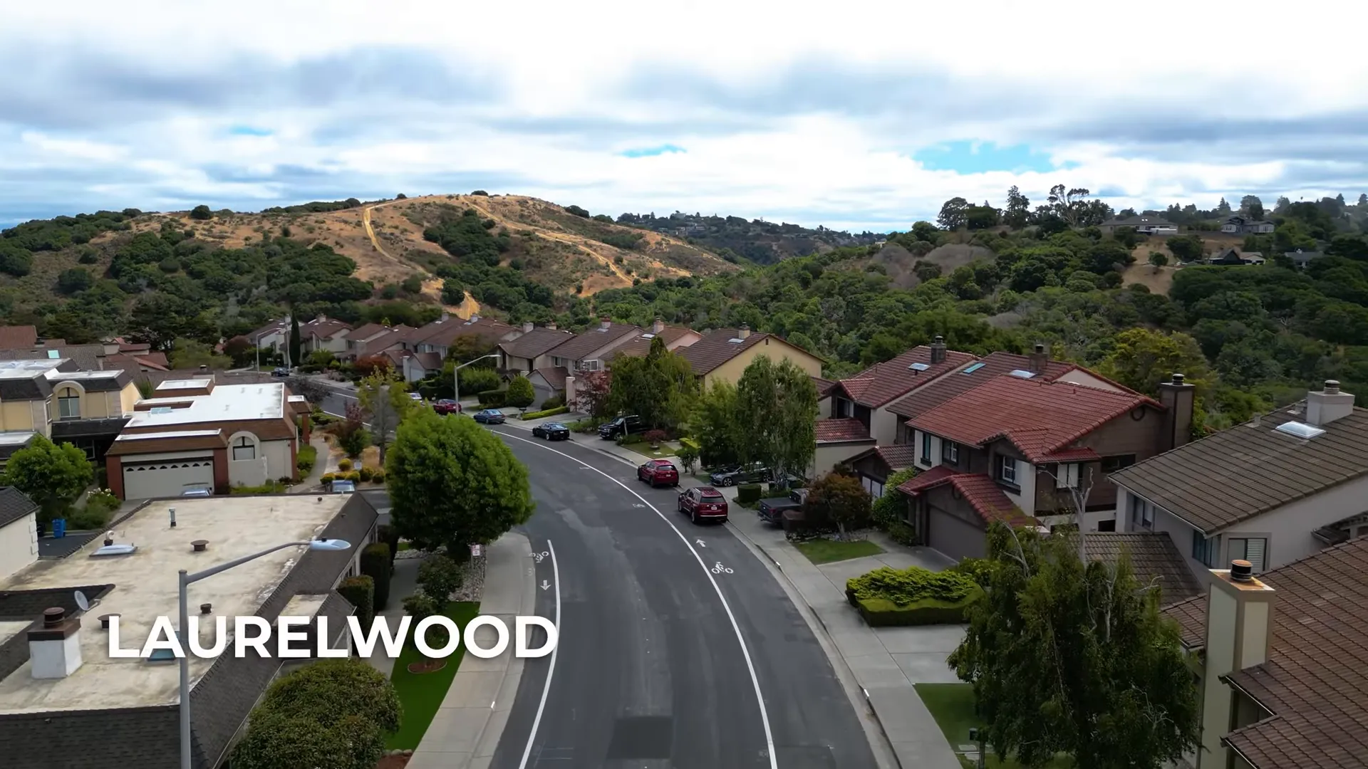 Laurelwood hillside neighborhood streets