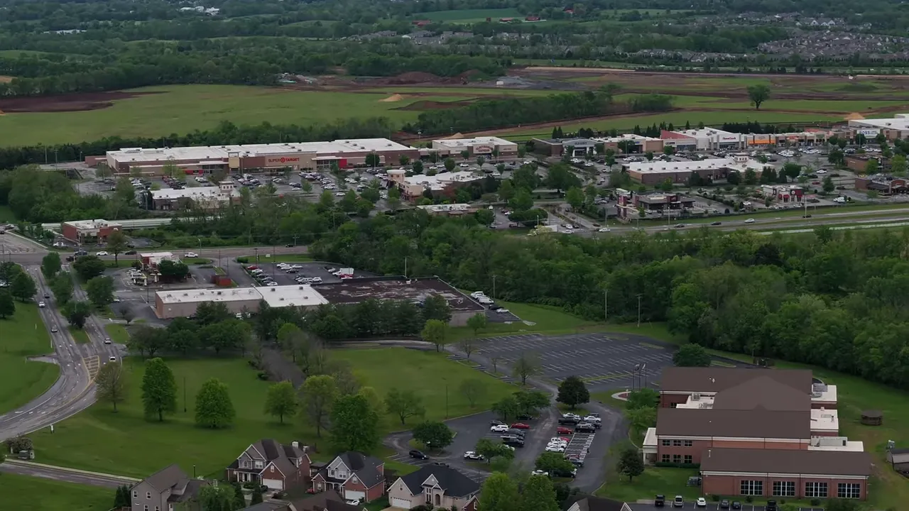 Aerial view of Spring Hill TN