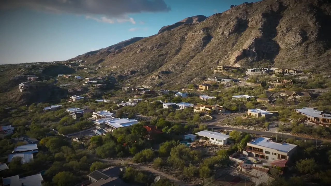 Aerial view of Tucson AZ