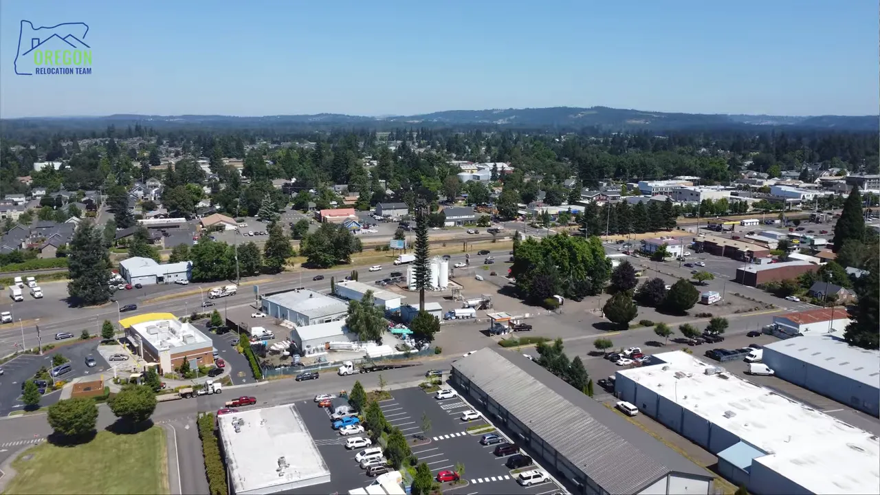 Map highlighting Canby, Oregon near Portland and the Willamette Valley