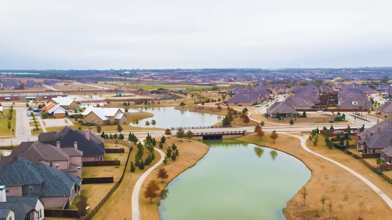 Aerial view DFW