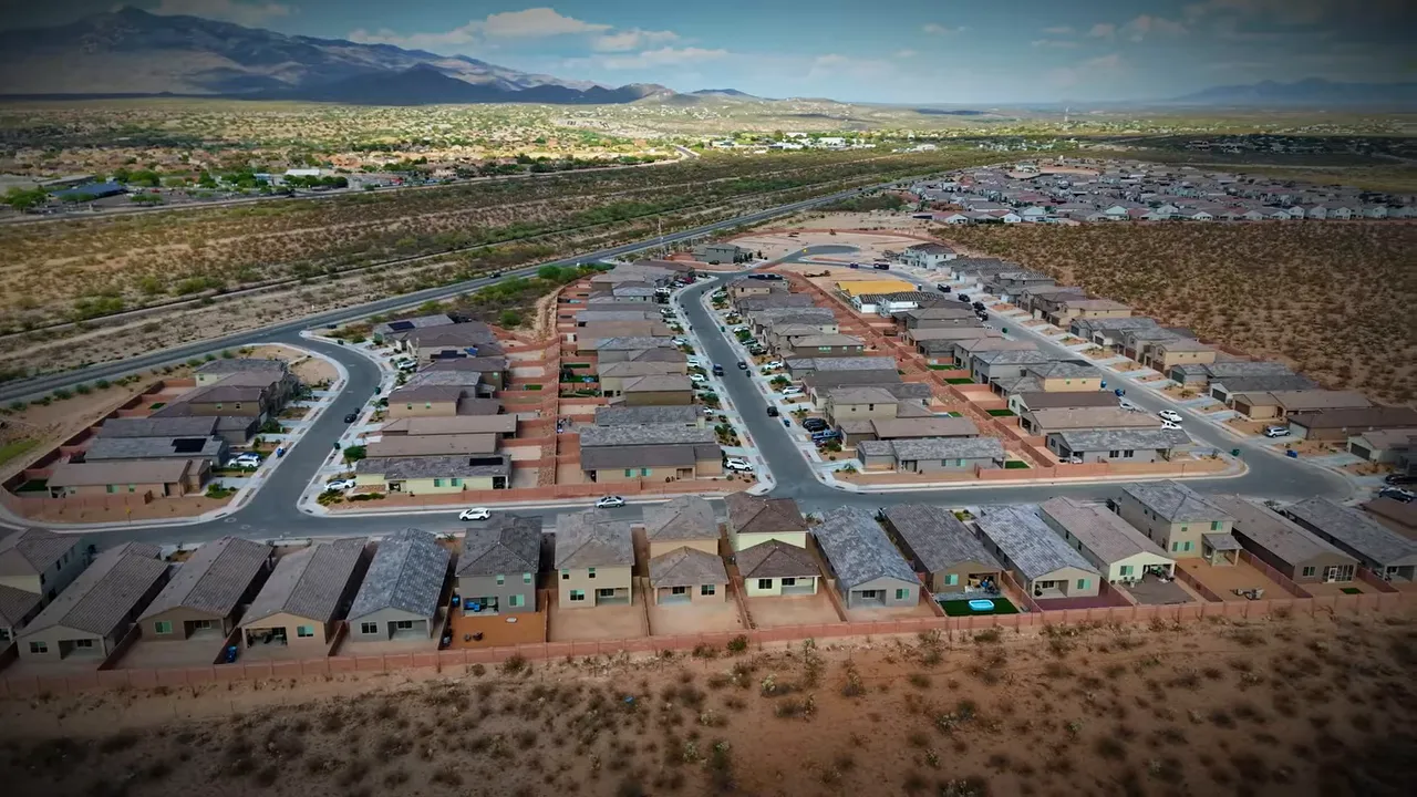 Aerial view Tucson Arizona