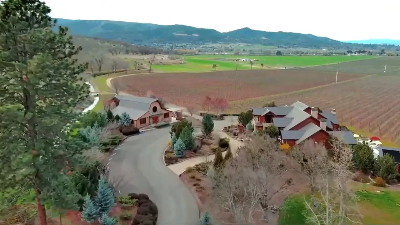 Aerial view of Southern Oregon