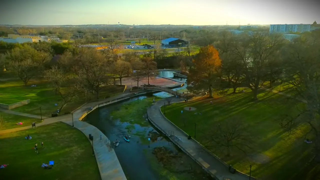 Aerial view of Austin Texas