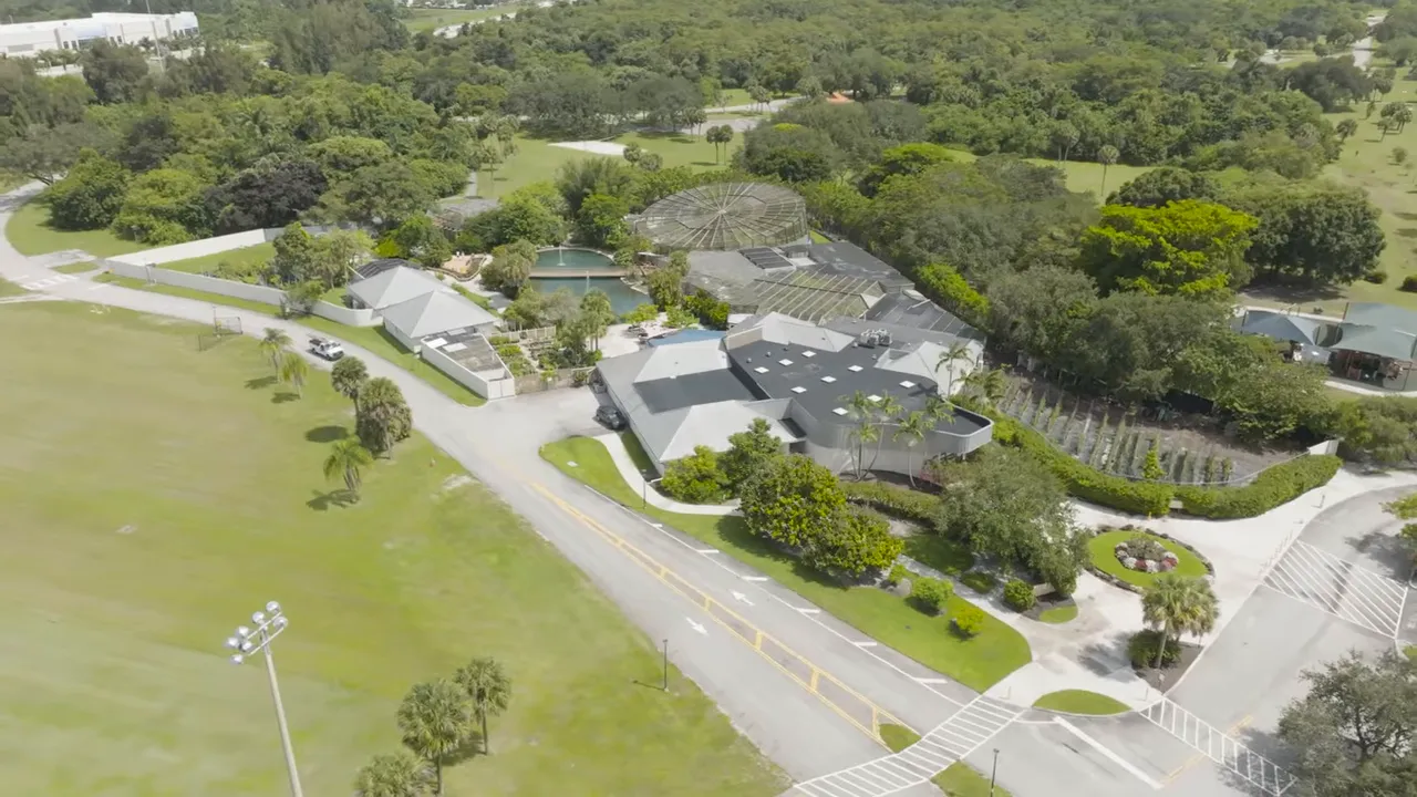 Aerial view showing Coconut Creek neighborhoods and green spaces