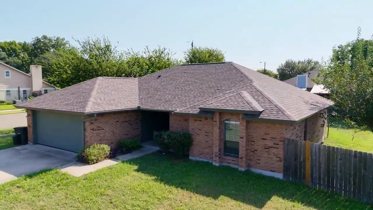 Front door and windows of 1824 Sundown Dr with good looking front door